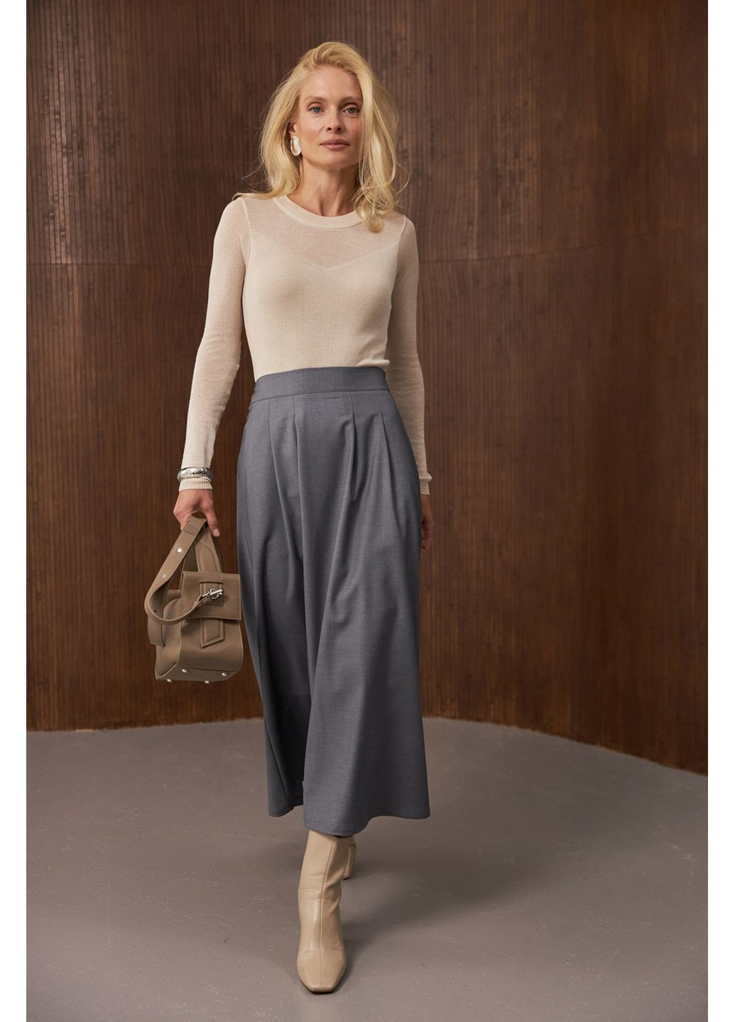 Жіноча спідниця А-силуету з костюмної тканини (3068) Triko Bakh (361032747)