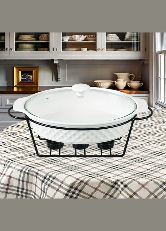 Мармит керамический овальный 2.3 л (MR-11559-74) Maestro (328601460)