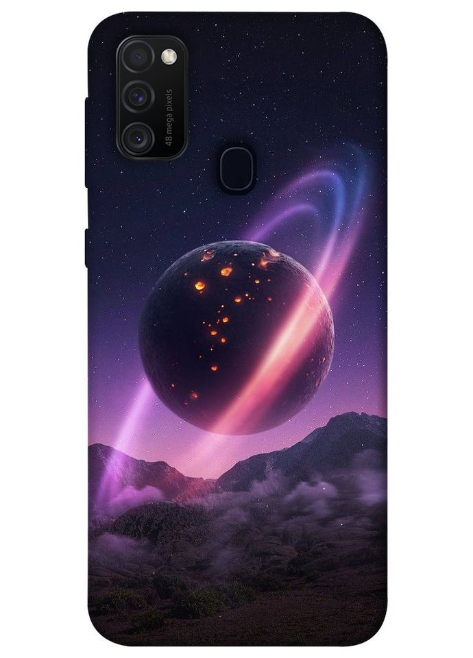 Чохол з принтом для Samsung Galaxy M30s, Samsung Galaxy M21 / для самсунг галаксі М30с / М21 Сатурн No Brand (339874065)