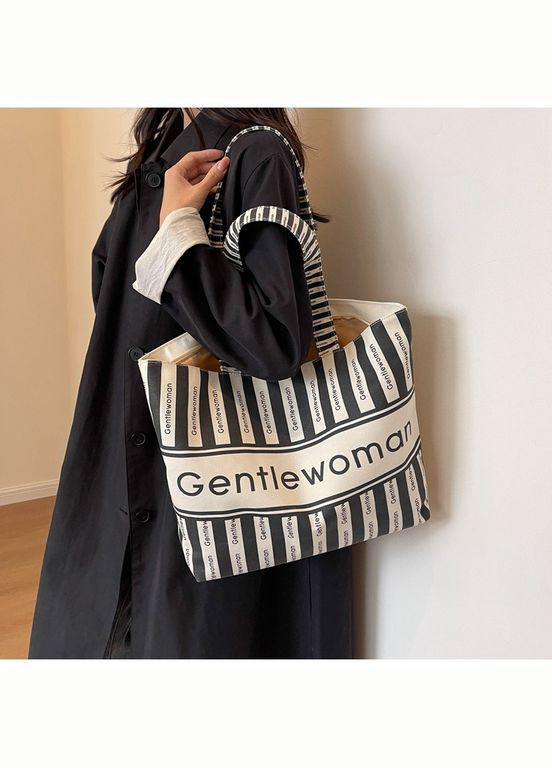 Сумка жіноча шопер полотно Gant Black Italian Bags (293083637)