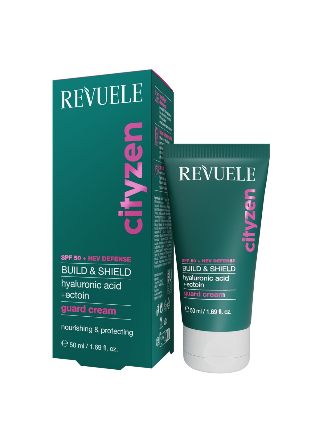 Защитный крем для лица Cityzen Build And Shield Guard Cream SPF 50 50ml (1486622-40797908) REVUELE (368631803)