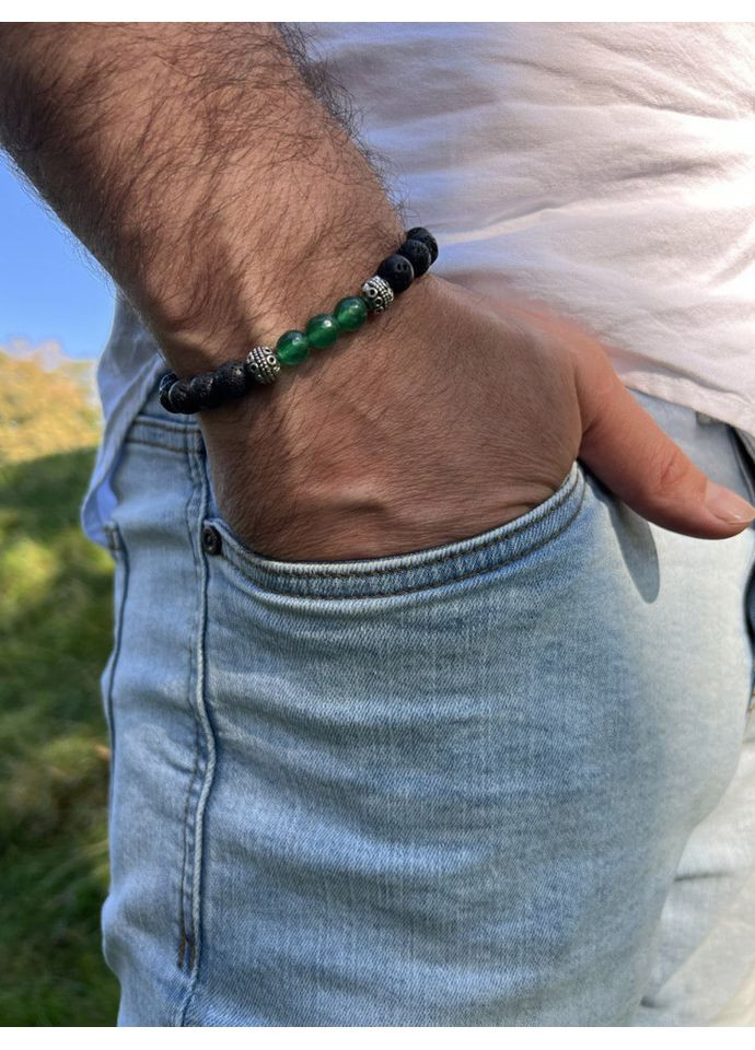 Браслет із намистин лави 3471 LeBijou (367580683)