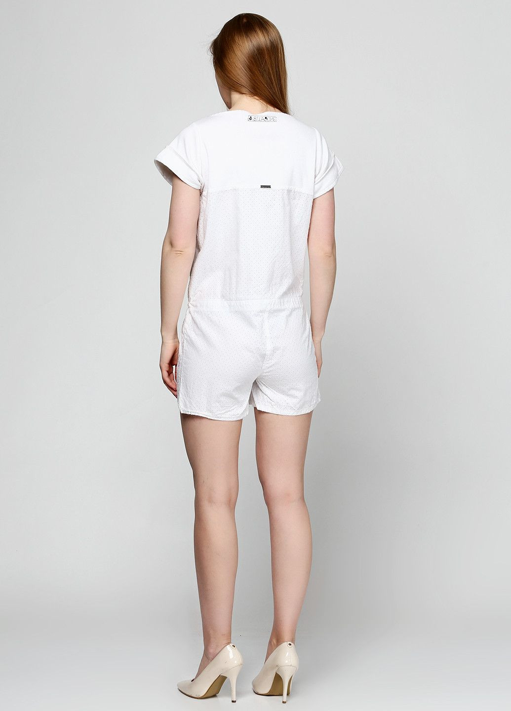 Комбинезон короткий на короткий рукав G3WKO6BIS1 Белый Billabong белый повседневный