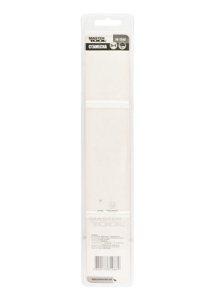 Стамеска ударная CrV 6 мм с двухкомпонентной ручкой 14-1506 Mastertool (364964810)