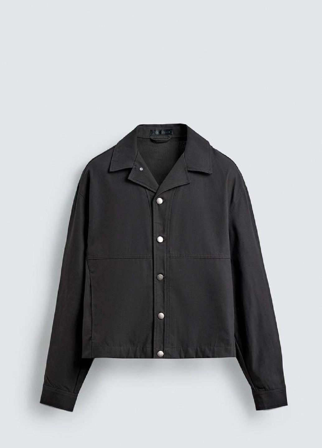 Темно-сіра демісезонна куртка Zara