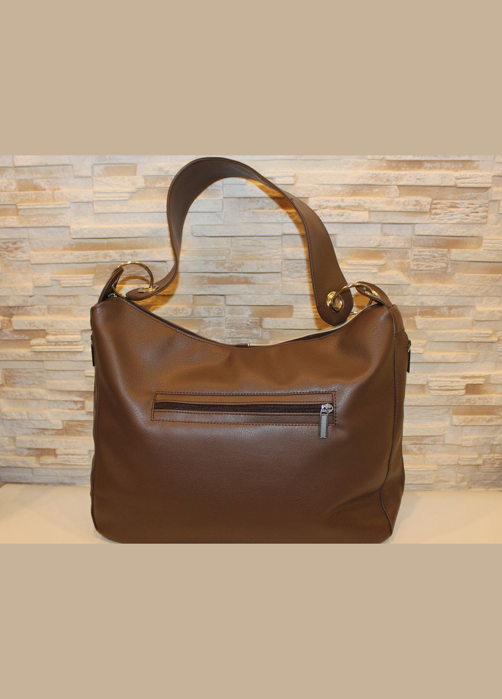 Сумка жіноча коричневого кольору No Brand Сумка шоппер (338370668)