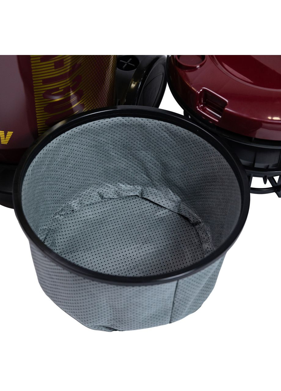 Професійний пилосос SK-13006 з мішком 21 л та НЕРА-фільтр Червоний Sokany (362044262)