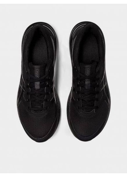 Жіночі кросівки спортивні трекінгові чорного кольору Asics Jolt 4 чорні демісезони (364988970)