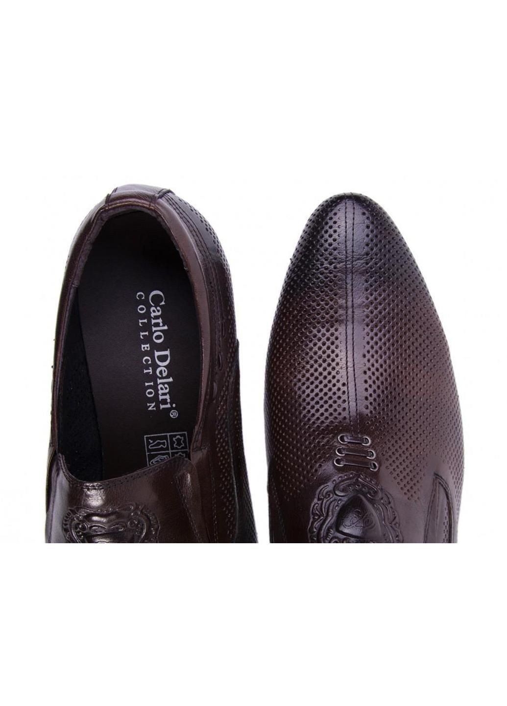 Коричневые туфли 7142334 41 цвет коричневый Carlo Delari