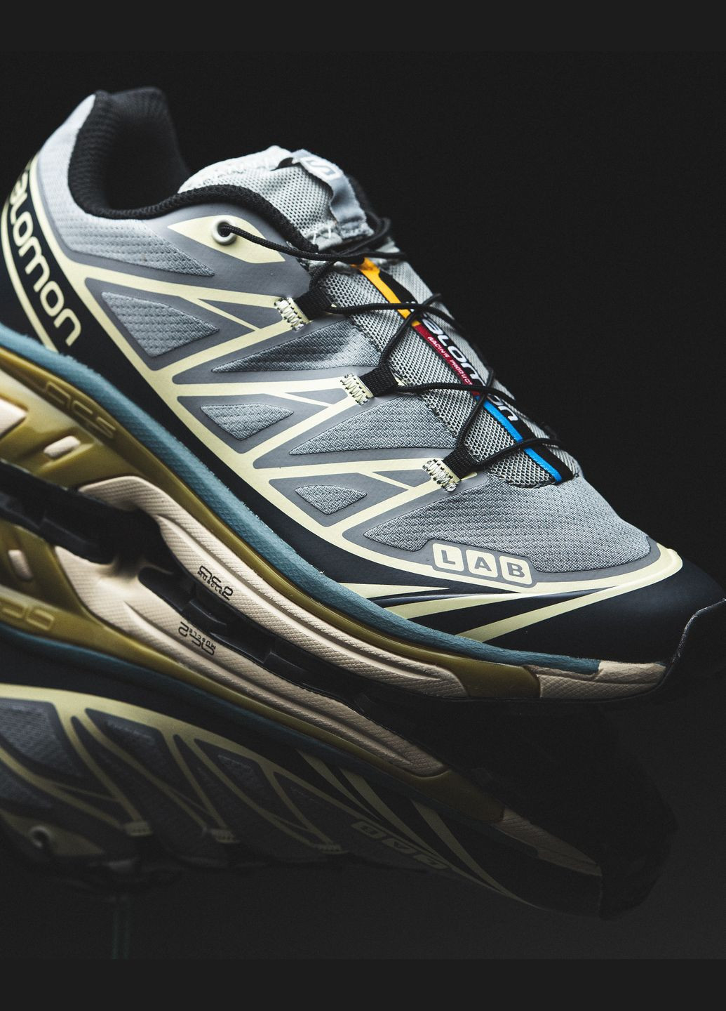 Серые демисезонные кроссовки мужские и женские salomon xt-6 soft ground grey | саломон хт-6 граунд серые No Brand