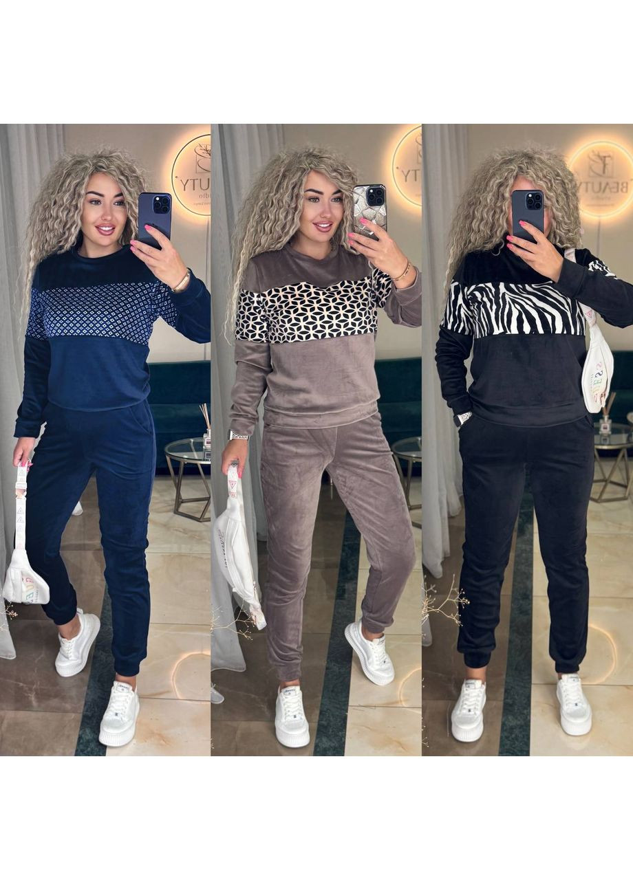 Костюм турецкий велюр спорт брюки и кофта Україна (353309190)