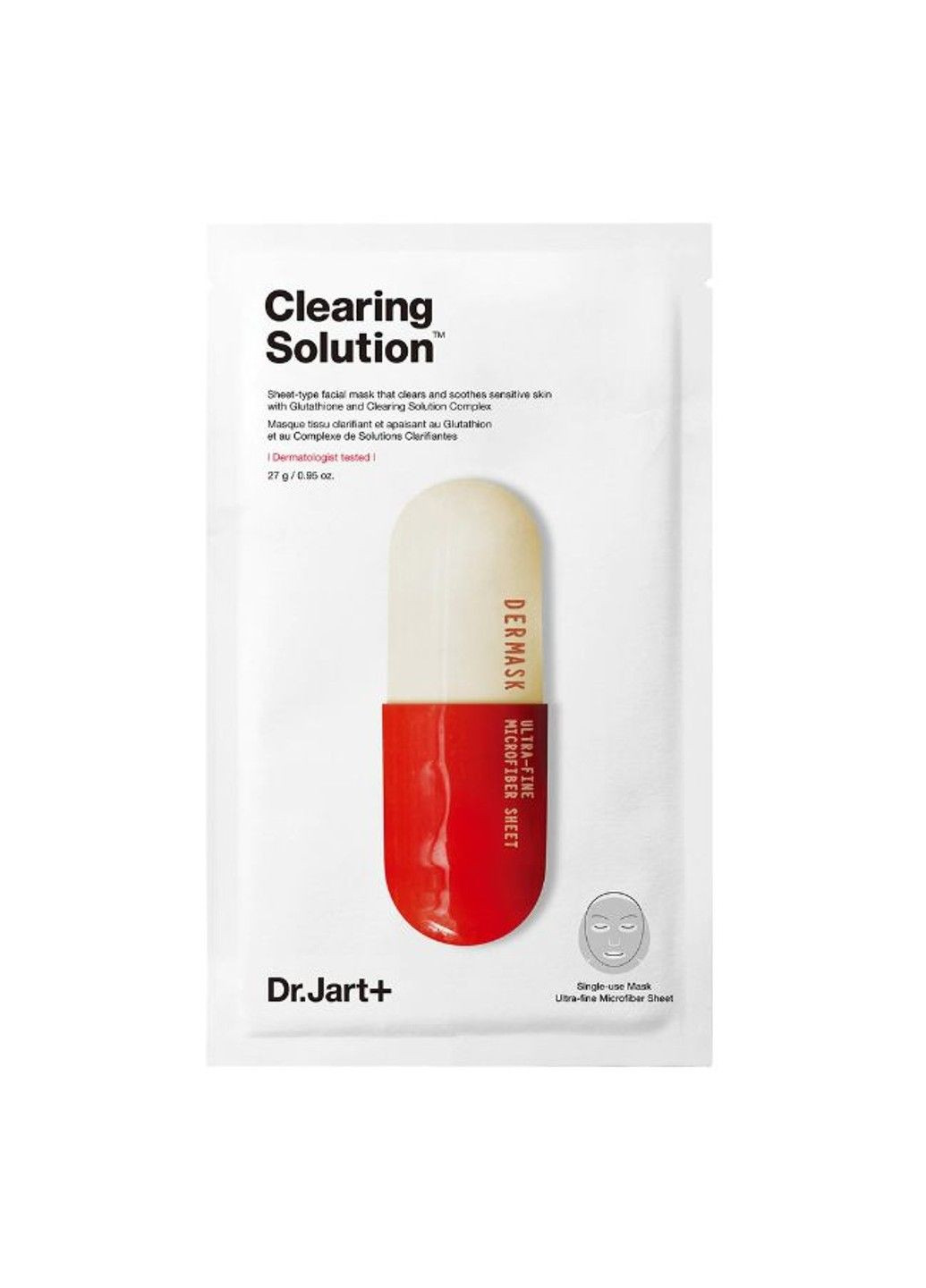 Маска Очищаюча З Саліциловою Кислотою Dr. Jart+ Dermask Micro Jet Clearing Solution Dr. Jart+ (301083970)