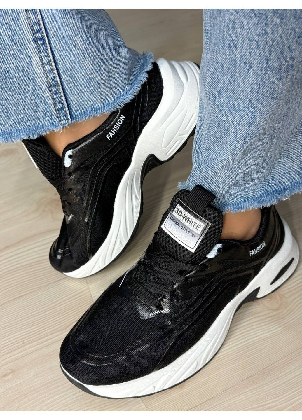 Кроссовки женские Violeta 149-62 на белой подошве текстиль сетка черные No Brand чёрные всесезоны (355021818)