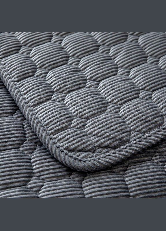 Покривало на диван 240х90 см Сіре No Brand (297743385)