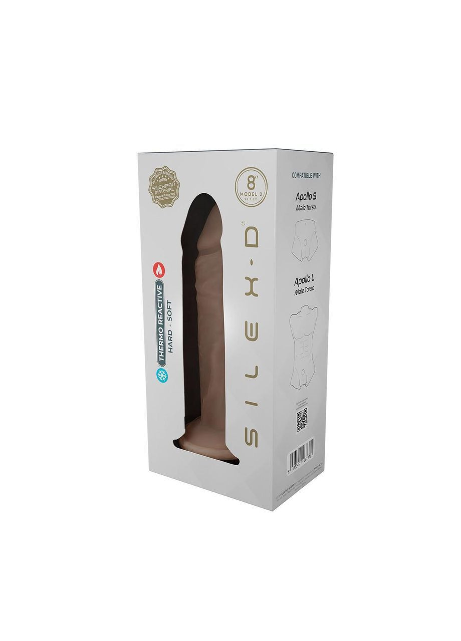 Фалоїмітатор Flesh (MODEL 2 size 8in) Liquid Silicone, підходить для Apollo S і L Silexd (370202914)