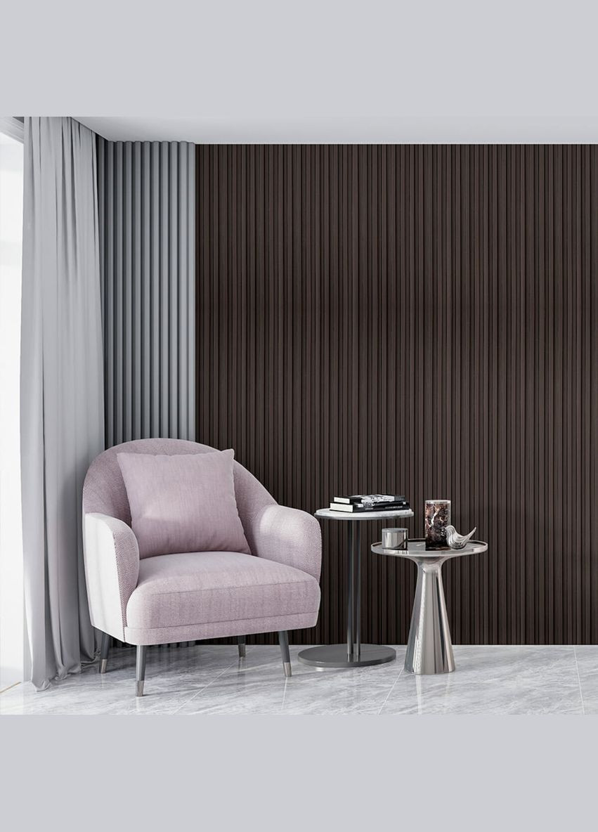 Рейка декоративна WPC стінова венге 3000х160х23мм SW-00001537 No Brand (328579221)