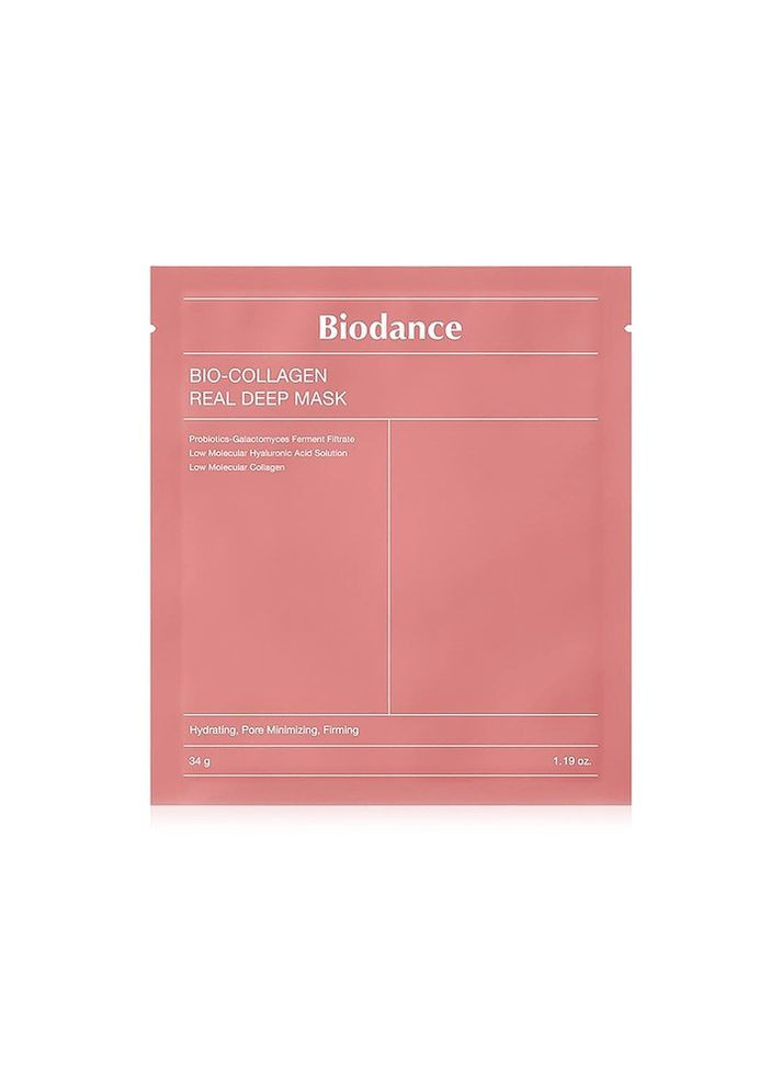 Маска гидрогелевая для лица с коллагеном Bio-Collagen Real Deep Mask 34g Biodance (326807502)