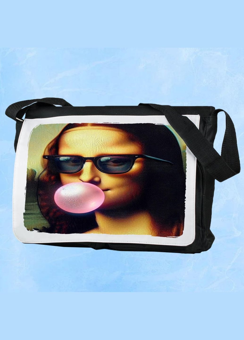 Чоловіча (жіноча) сумка через плече для спортзалу дорожня універсальна Art #077 Чорний No Brand (322119113)