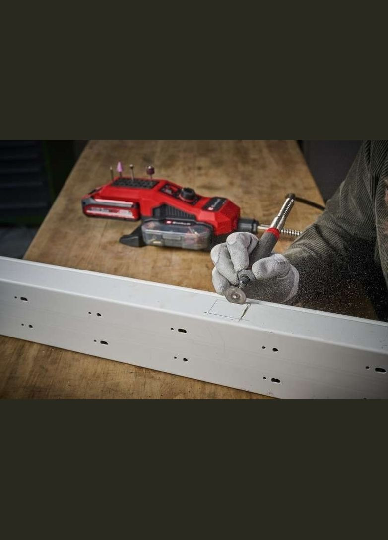 Гравер акумуляторний TE-MT 18/34LI-Solo, PXC, 18В, 5000-34000об•хв, гнучкий вал 92см, 1.4кг, (без АКБ і ЗП) Einhell (314778637)