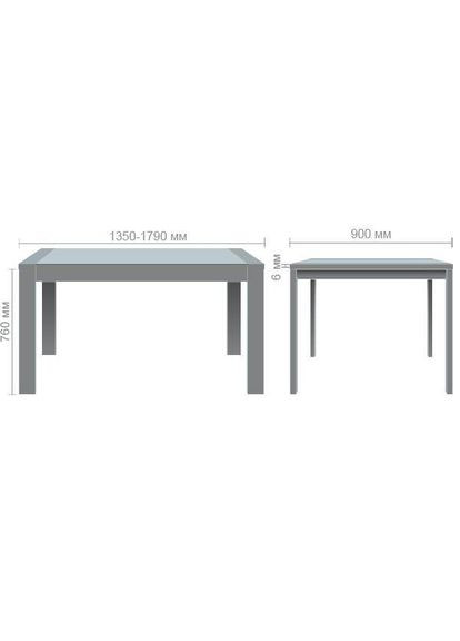 Раскладной стол Рейн орех темный (516743) Art Metal Furniture (315602961)