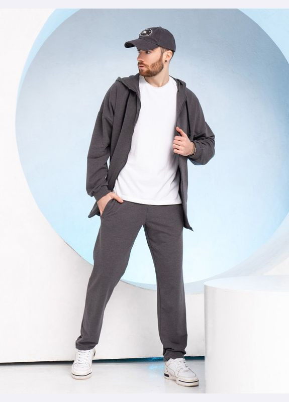 Спортивний костюм GN-531 темно-сірий ISSA PLUS (266783109)