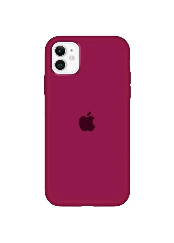 Чехол Silicone Case Full Protective (AA) для Apple iPhone 11 (6.1\") Бордовый Epik (373938324)