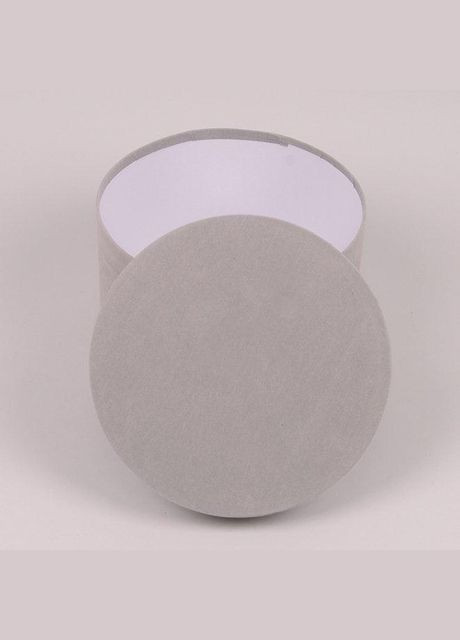 Комплект сірих велюрових коробок для квітів 3 шт. 39876 Flora (311201588)