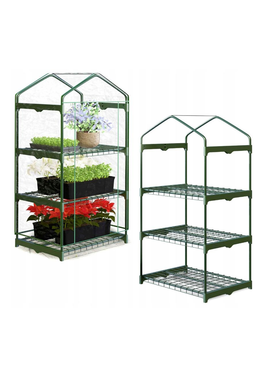 Стелаж-теплиця Зелена 125 х 69 х 49 см (4921) Plonos (316152166)