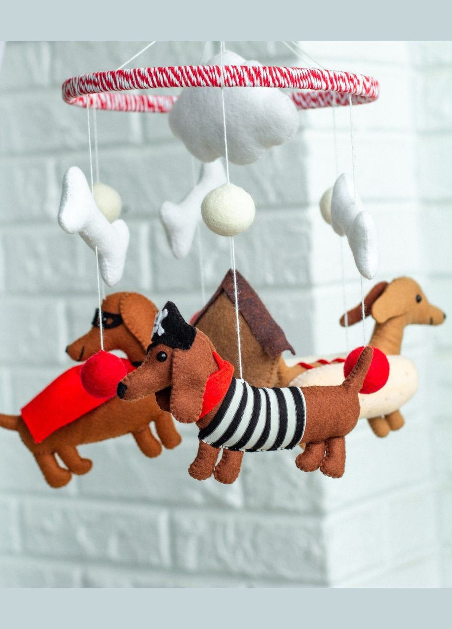 Дитячий музичний мобіль на ліжечко для немовлят WooolyWool «Такси супер-герої» з 35 мелодіями No Brand (342757852)