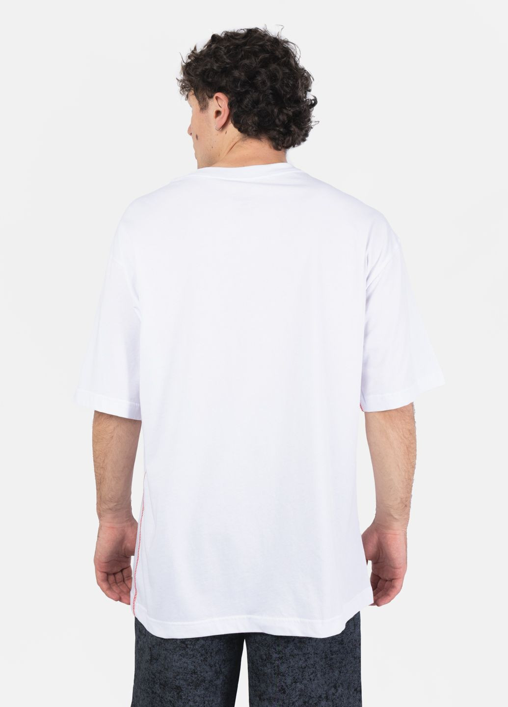 Біла футболка чоловіча біла 103827 Fashion