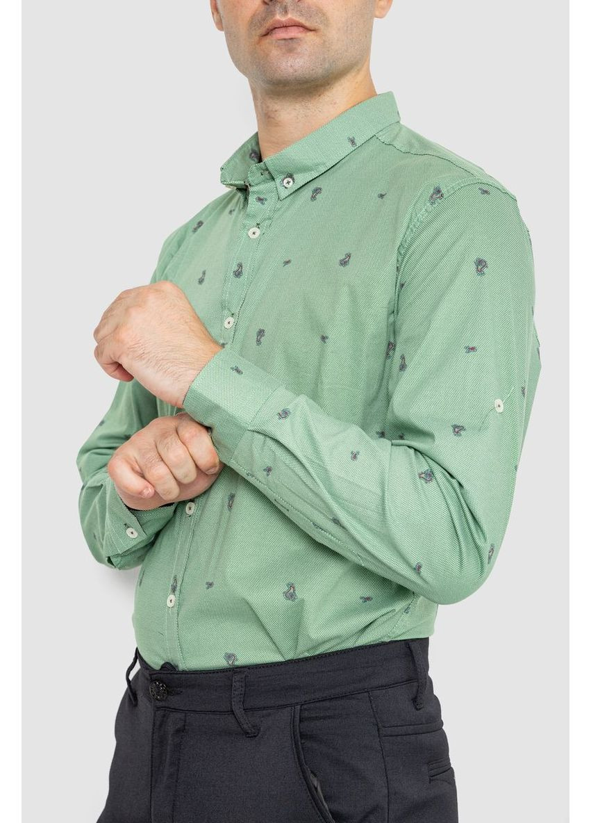 Сорочка чоловіча котонова повсякденна, 247R414 Ager (360858355)