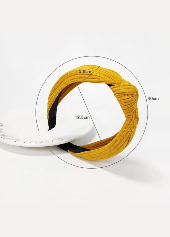 Женский обруч - чалма для волос трикотажный ободок Hand Made (330619043)