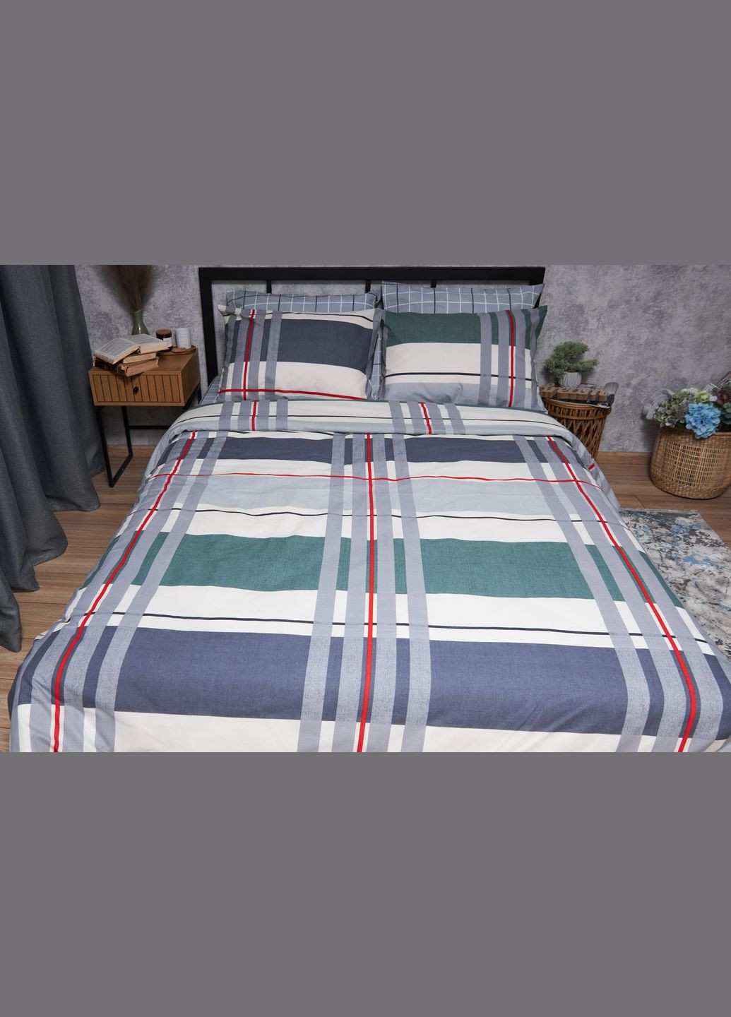 Комплект постельного белья Бязь Gold Люкс «» двуспальный 175х210 наволочки 4х70х70 (MS-820004699) Moon&Star Cloudy (293147734)