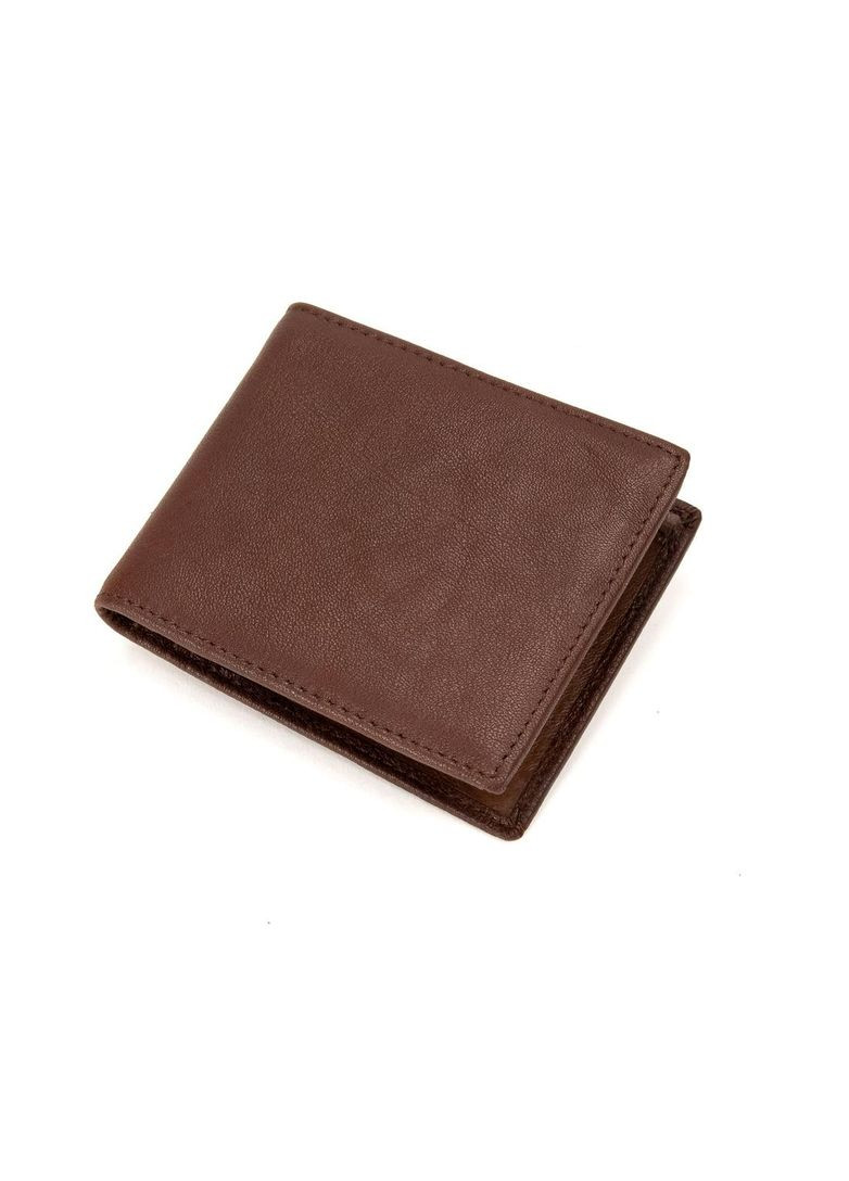 Мужское маленькое портмоне кожаное коричневое RoyalBag m39-609-21db (282823920)