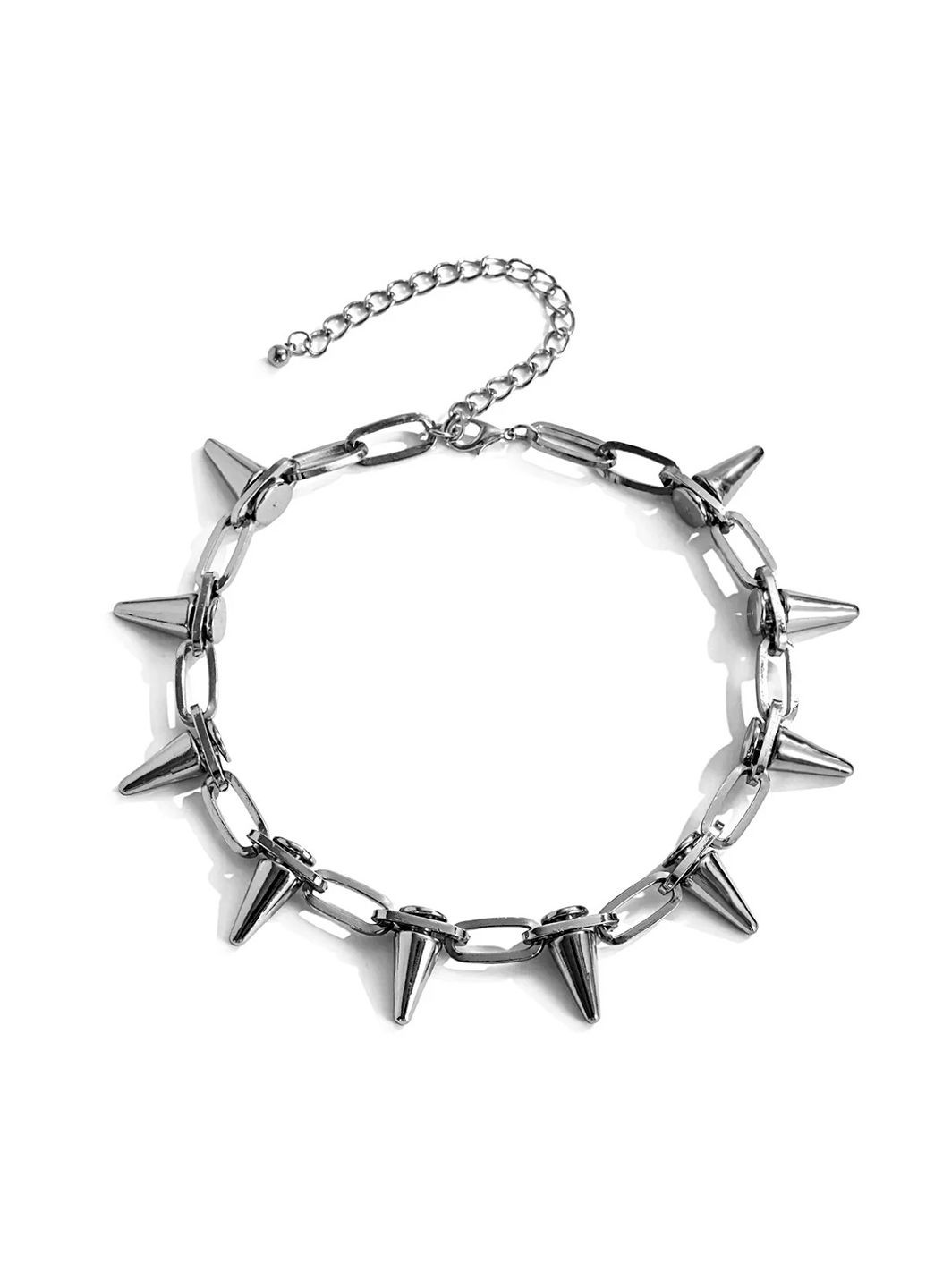 Чокер цепочка на шею "Шипы" (Браслет, 3 в 1) Унисекс No Brand (320777085)