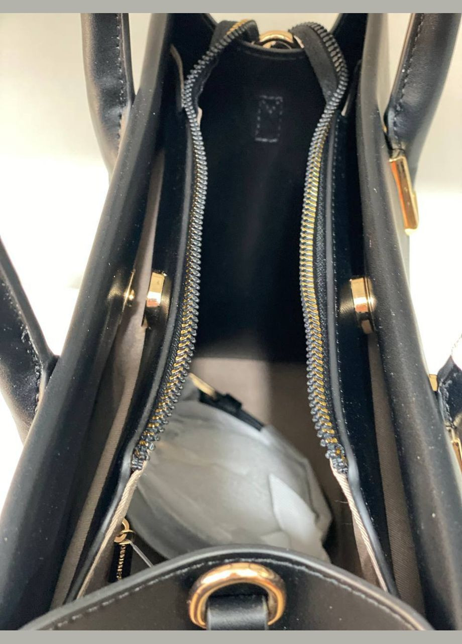 Ділова жіноча сумка із еко-шкіри чорного кольору 31997 Fashion (338188034)