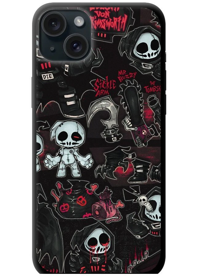 TPU чехол 'Гот мрак темнота' для Endorphone Apple iPhone 15 Plus (403344449)