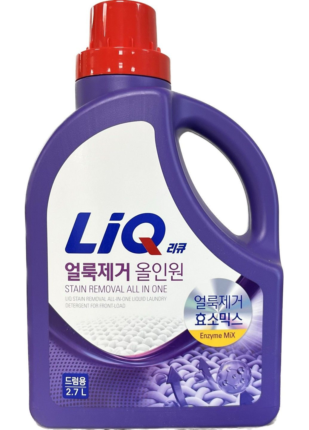 Жидкое пятновыводитель для стирки и выведения пятен с энзимами LIQ Stain Removal All-in-ono Liquid Laundry Detergent, 2,7 л Aekyung (279555151)