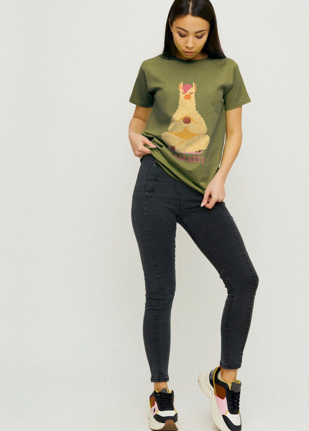 Футболка Boyfriend / дихаючий принт / YAPPI - (252385868)