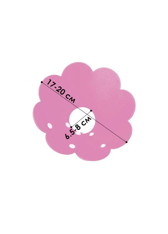 Воротник-подушка для кошек DT-1063 Flower Pink послеоперационный защитный от вылизывания 20шт Lesko (356499373)