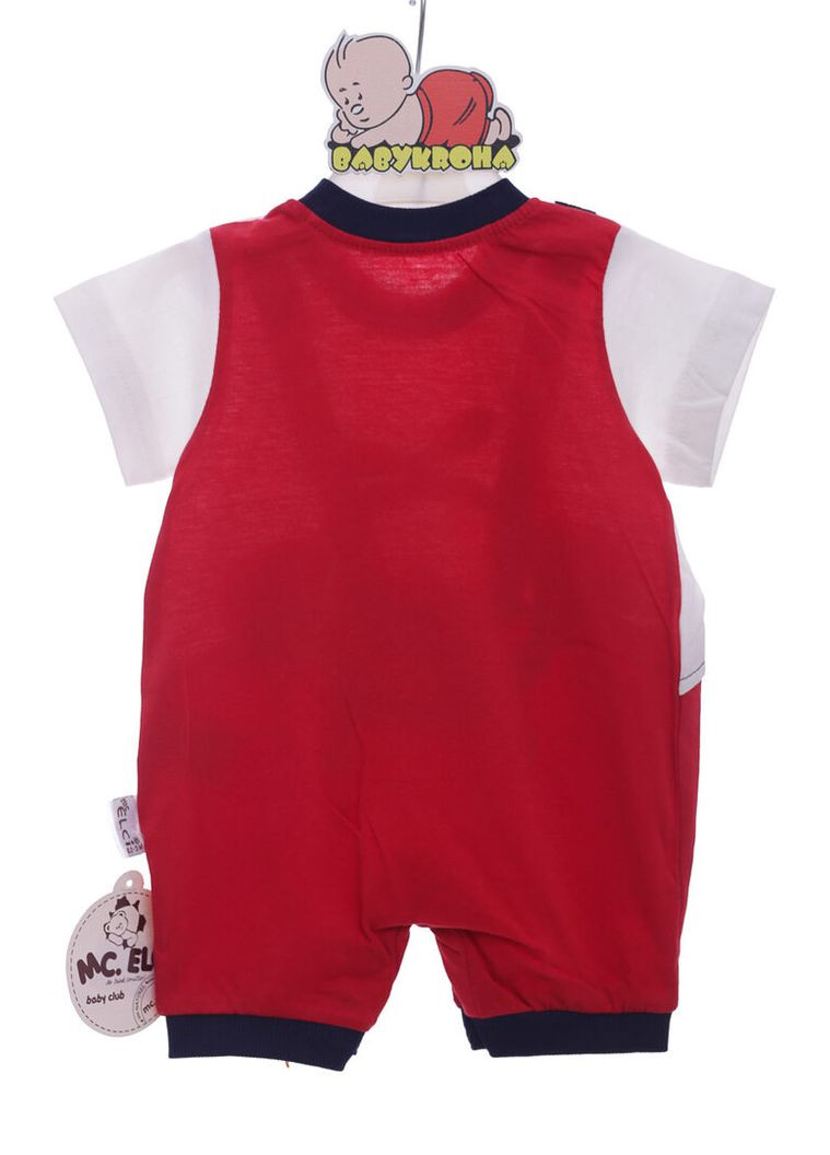 Пісочник для хлопчика трикотажний з ведмедиками червоний 68 см (37820) BABYKROHA (315424046)