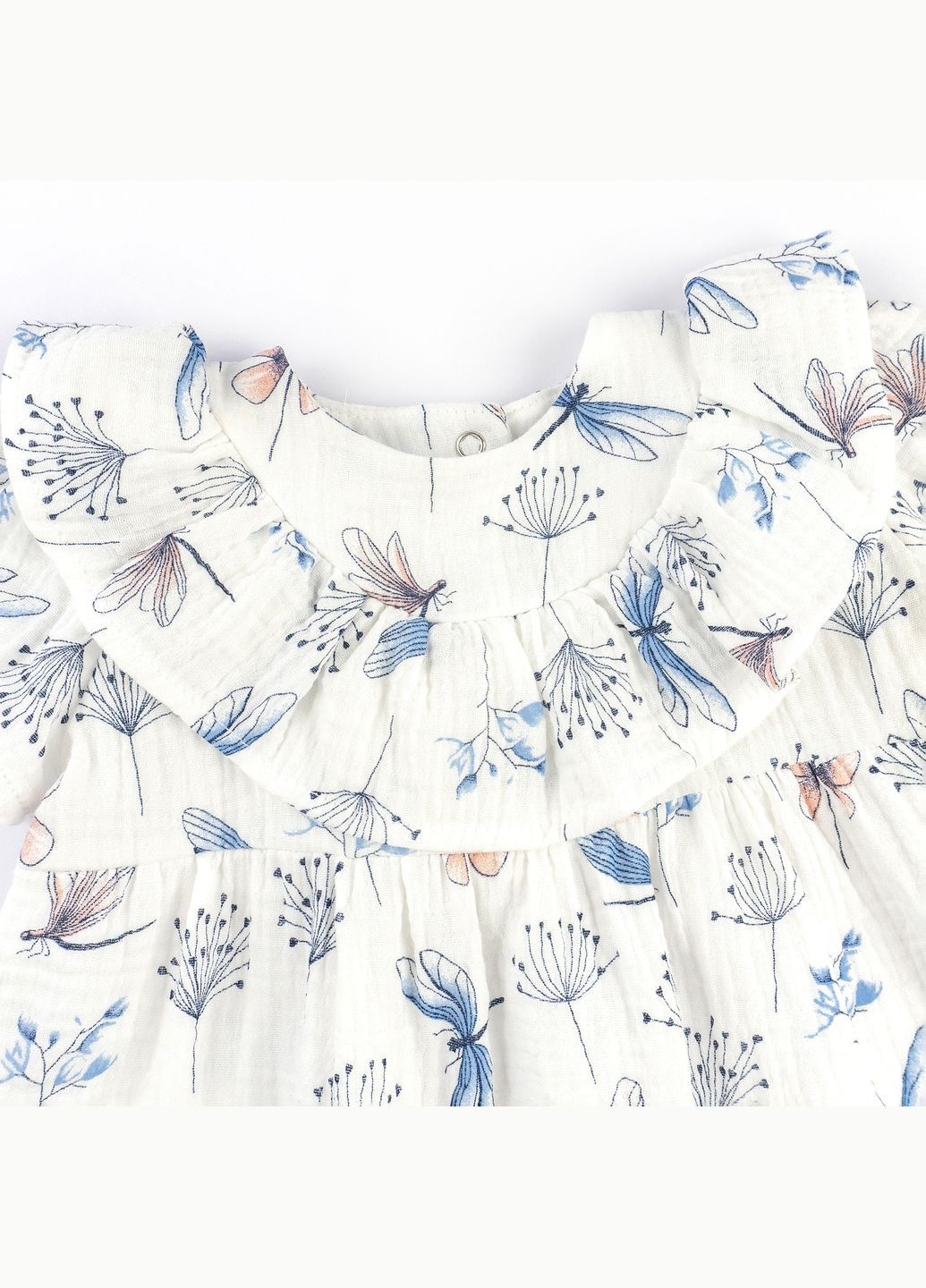Біла сукня для дівчинки із бабками dragonfly білий dexter's (337308611)