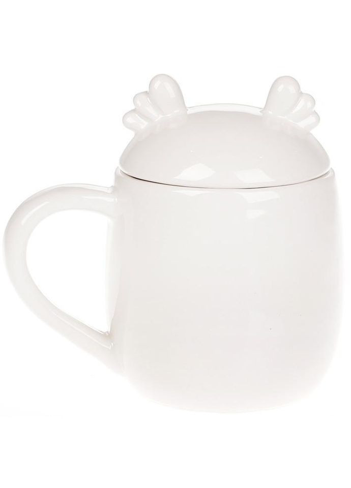 Кружка "Совушка з серцем" 460мл керамічна з кришкою Bona (330136837)