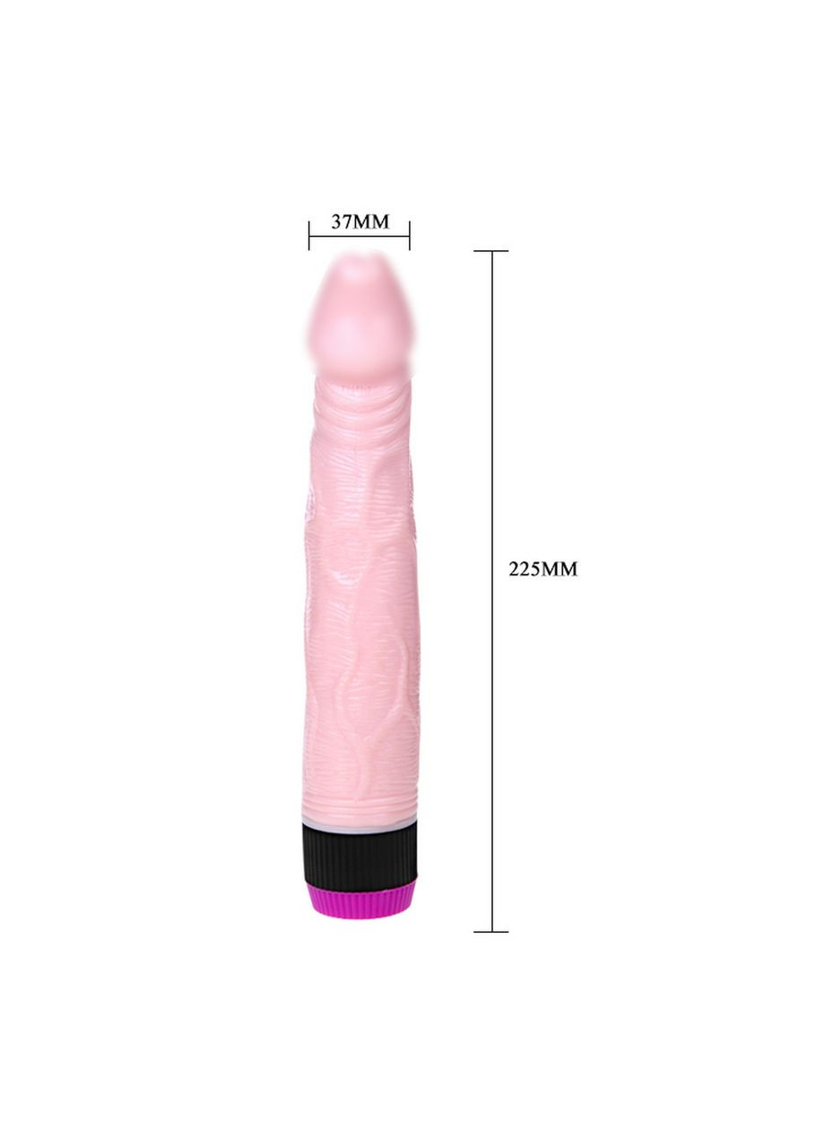 Вібратор реалістичний Adour Club Vibrator 22 см тілесного кольору LyBaile (317747847)