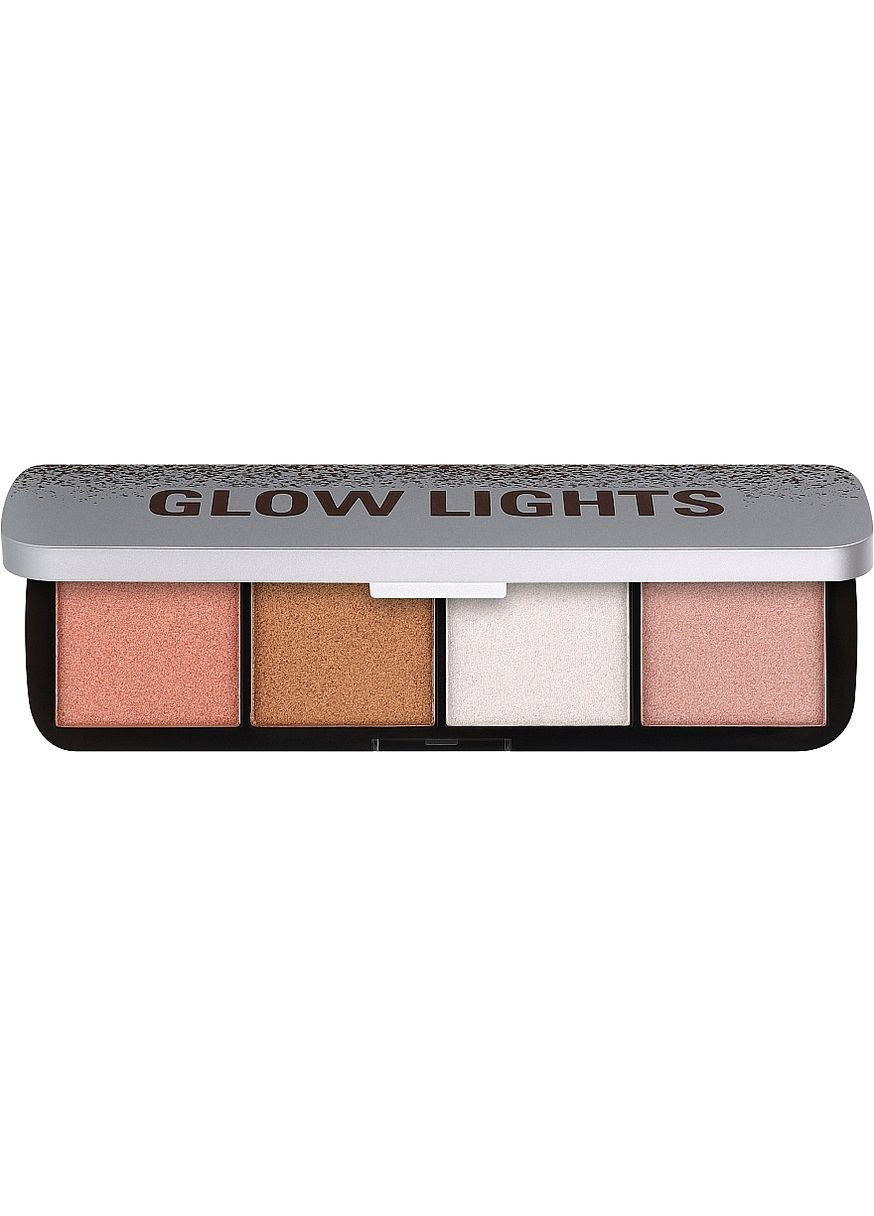 Палітра хайлайтерів Glow Lights Highlighter 4x2.4g (1133951-12630930) Makeup Revolution (361931278)