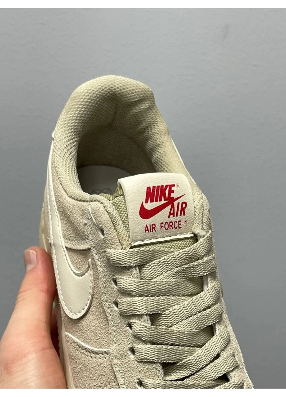 Бежевые демисезонные кроссовки мужские nike air force low beige найк аир форс бежевые No Brand