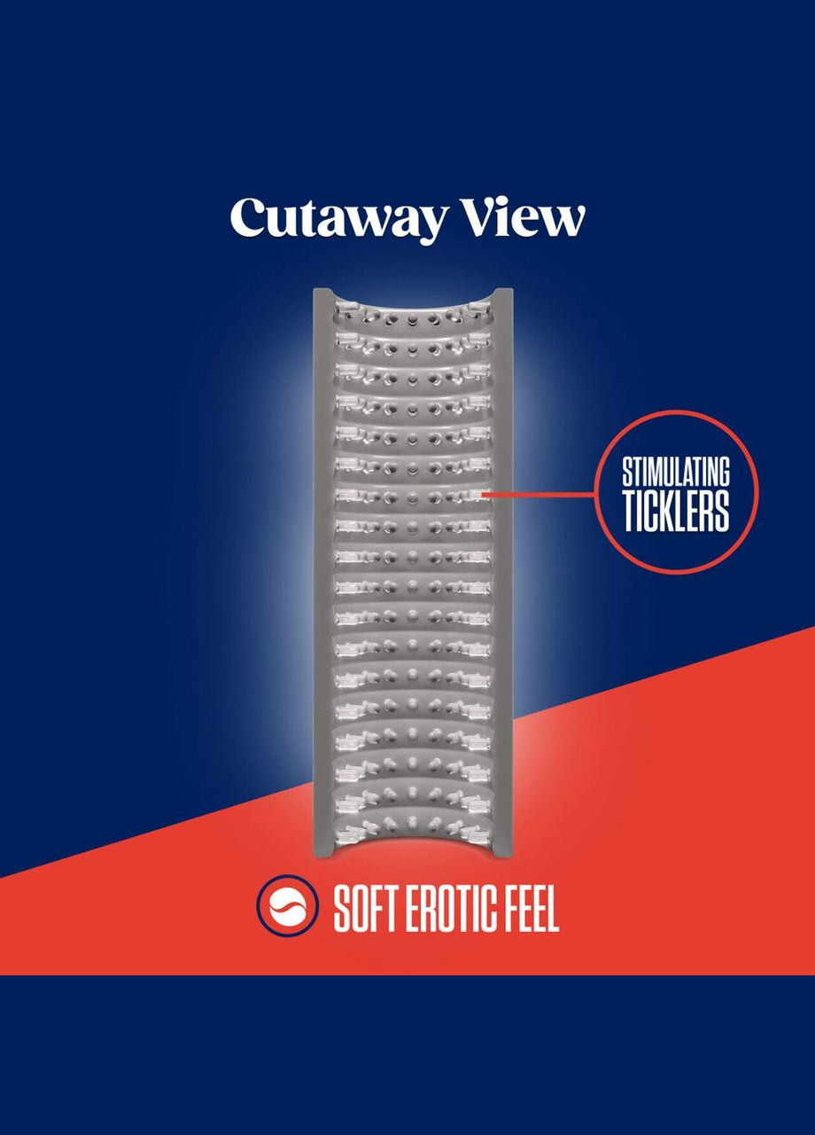 Мастурбатор Rize – Strokez Masturbator – Clear, нейтральний, щільне охоплення Blush (335389263)