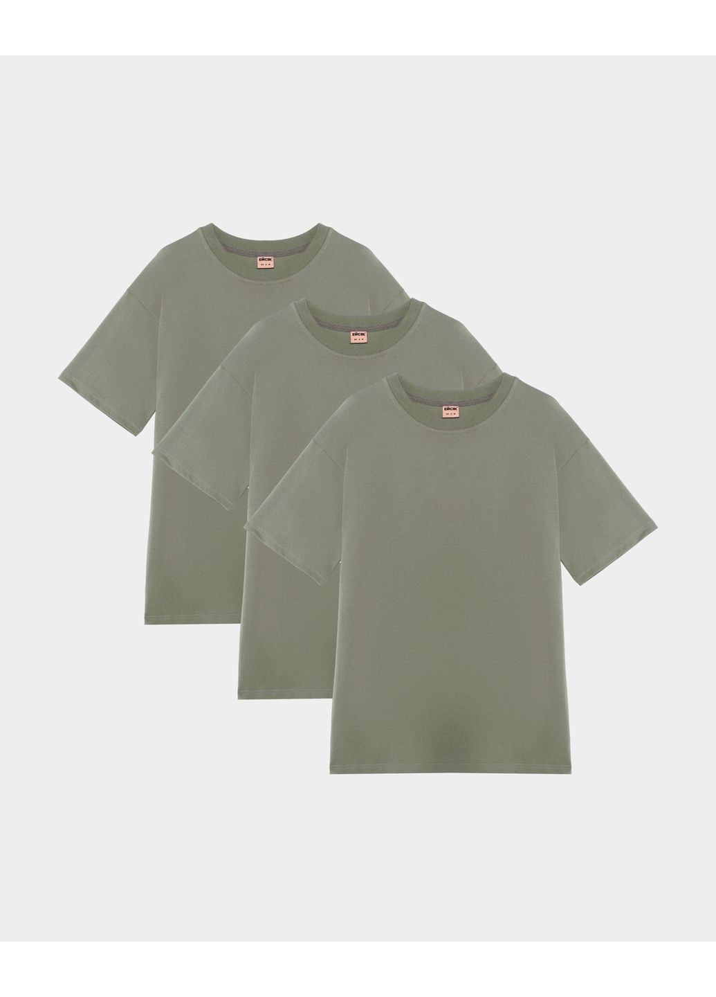 Набор Футболок Эйсик Хаки 3 шт. Ейсік (349814047)