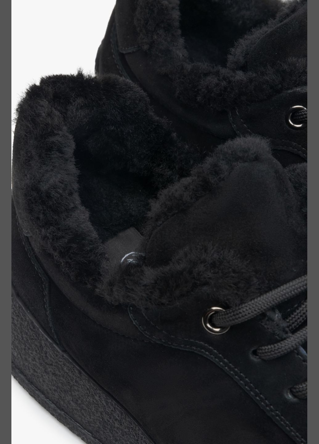 Чорні Зимовий кросівки, колір чорний Estro