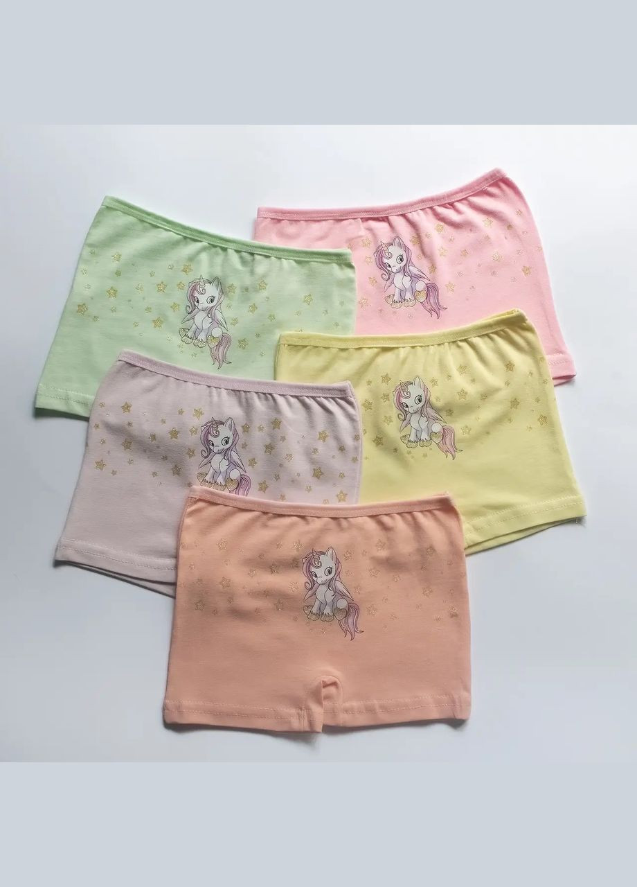 Дитячі шортики-трусики для дівчинки— набір із 5 штук Nicoletta Трусики (342119742)